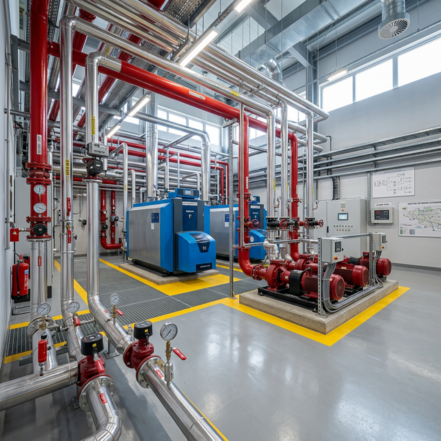 Réseau de chauffage collectif